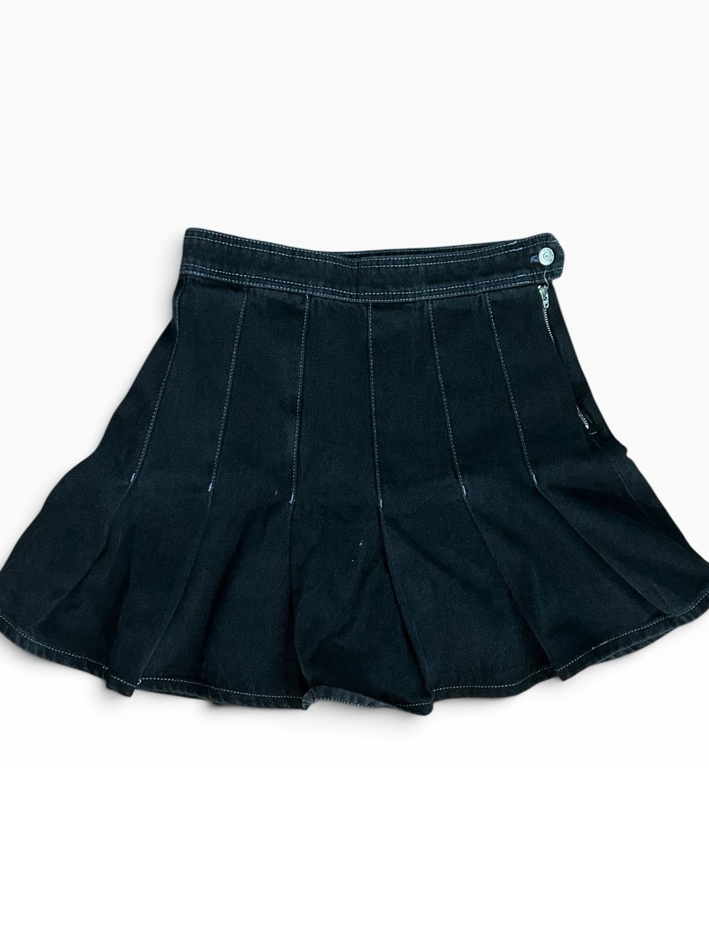 NWOT We The Free Pleated Denim Skirt